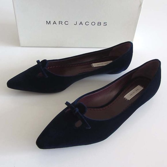 new MARC JACOBS Malaga mouse ballerina flats 38 /8 - Picture 1 of 8